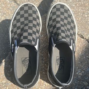 Boys Vans slip on sneakers